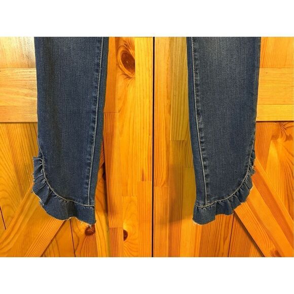 Joe’s Jeans Womens The Icon Mid Rise Skinny Ankle Raw Hem Distressed Size 24 nwt - Picture 2 of 8